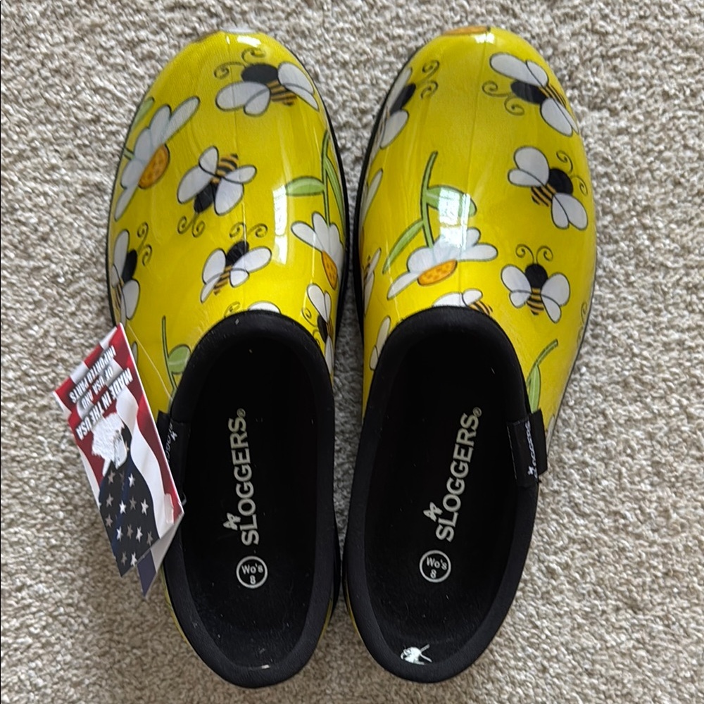Sloggers Bee Garden Clogs NWT 🐝